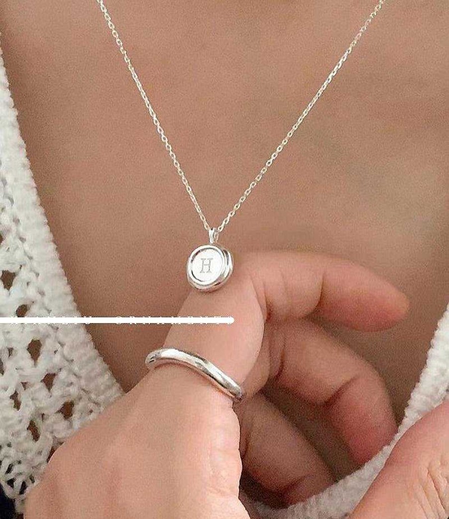 Women The Korean Fashion Necklaces | H Letter Pendant Necklace