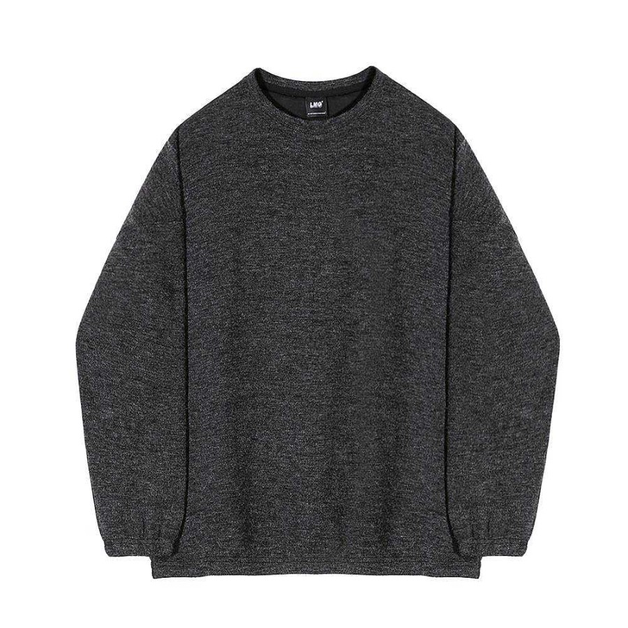 Clothing The Korean Fashion | Round Neck Long-Sleeved Knitted Pullover