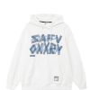 Clothing The Korean Fashion | Overlay Letter Print Hoodie