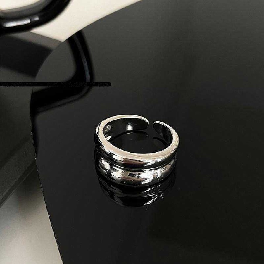 Women The Korean Fashion Rings | Open Ring Silver