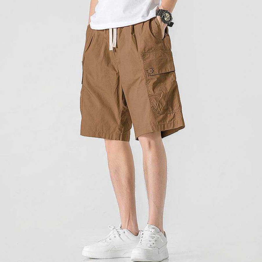 Clothing The Korean Fashion Shorts | Summer Pocket Cargo Shorts