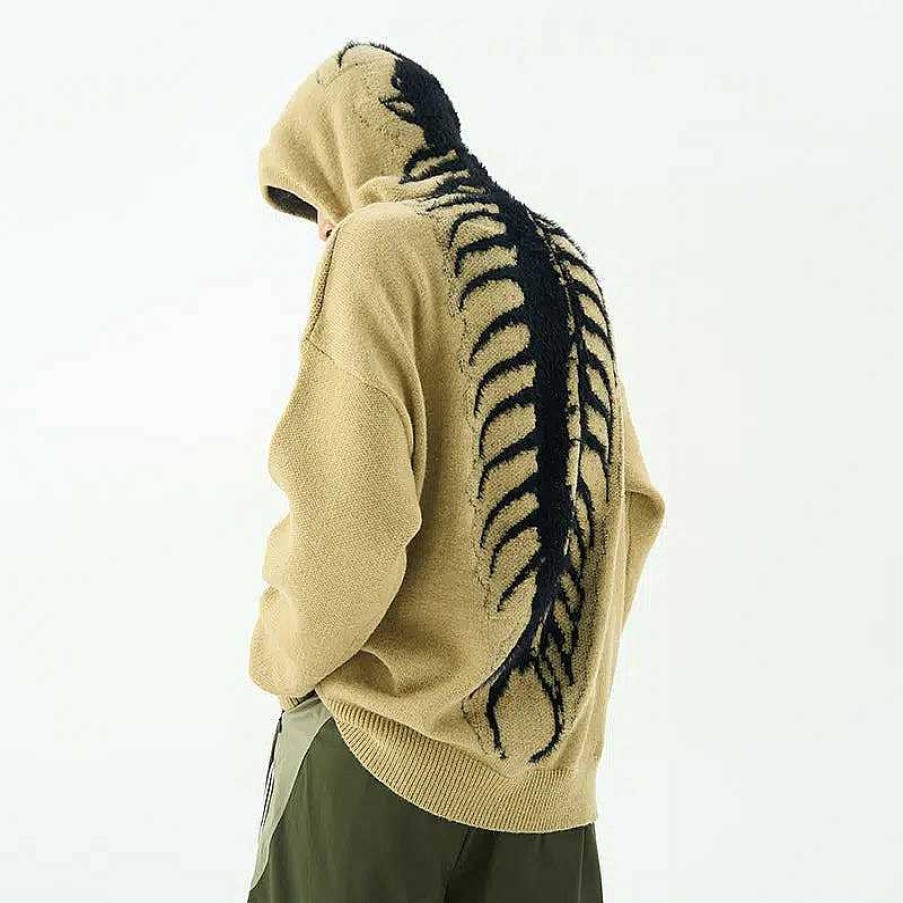 Clothing The Korean Fashion | Back Printed Hooded Sweatshirt