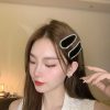 Women The Korean Fashion Hair Accessories | Black Zircon Hairpin