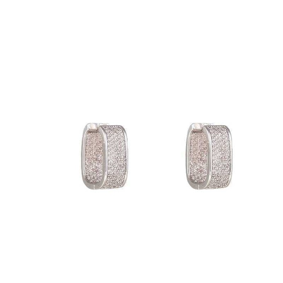 Women The Korean Fashion Earrings | Zircon Square Earrings