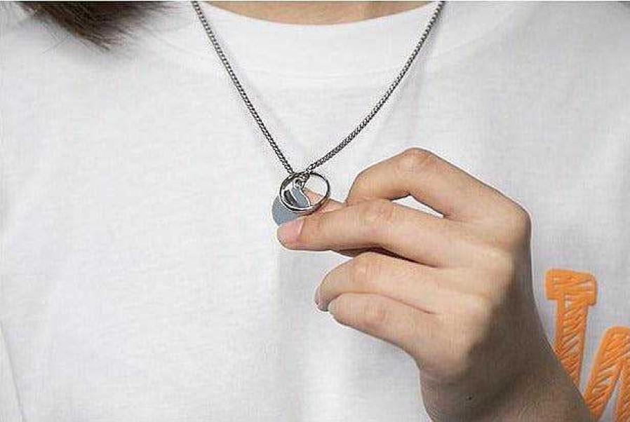 Accs & Bags & Shoes The Korean Fashion | Ring Pendant Necklace 50Cm+(5Cm Extended Chain)