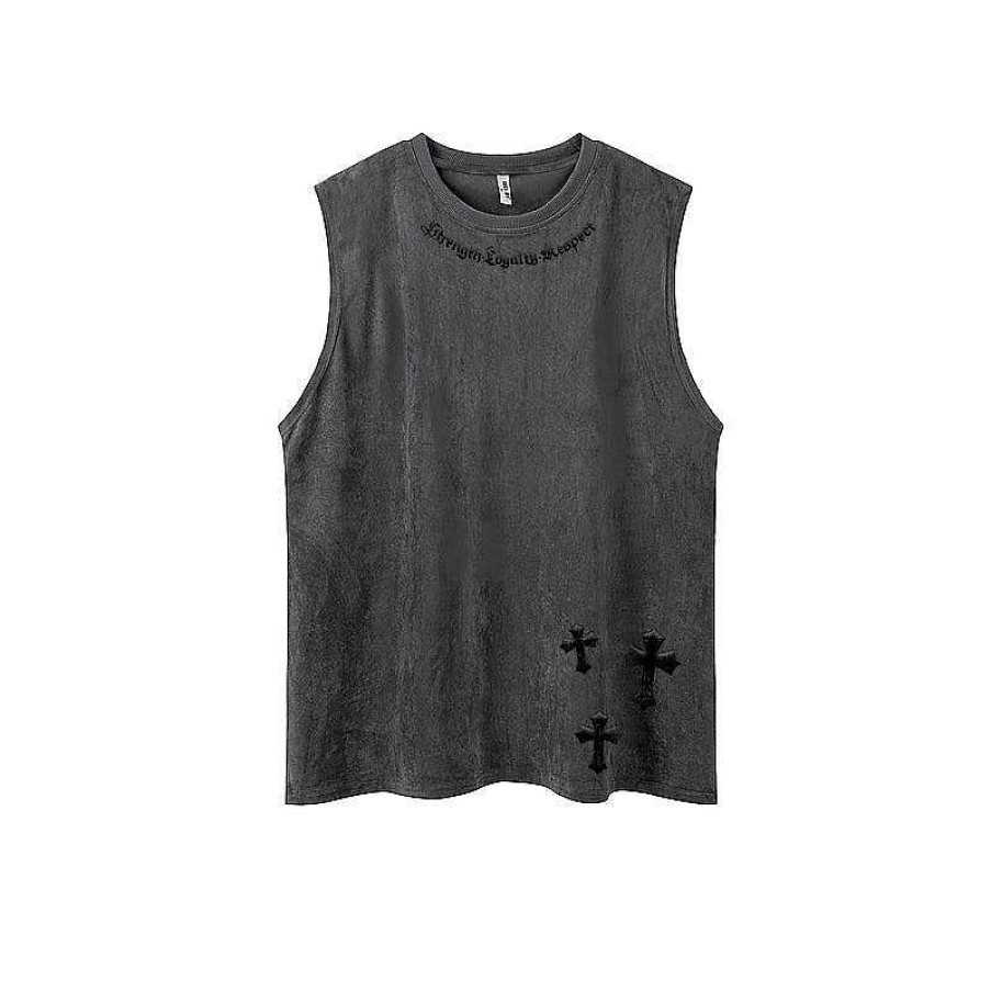 Clothing The Korean Fashion | Suede Sleeveless Top