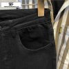 Casual Style Clothes The Korean Fashion | Elastic Slim Jeans Black