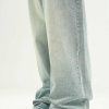 Clothing The Korean Fashion Jeans | Light Wide Leg Jeans Blue