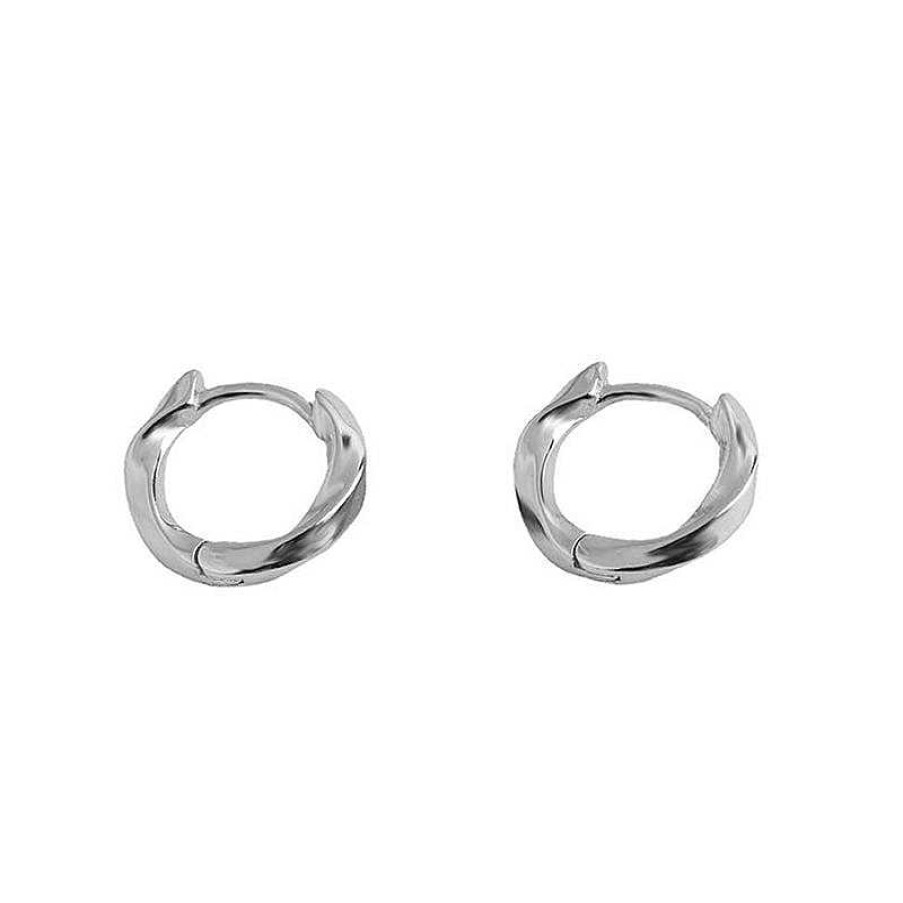 Accs & Bags & Shoes The Korean Fashion | 925 Sterling Silver Twisted Twist Earrings