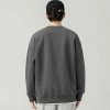 Clothing The Korean Fashion | Color Block Round Neck Sweatshirt