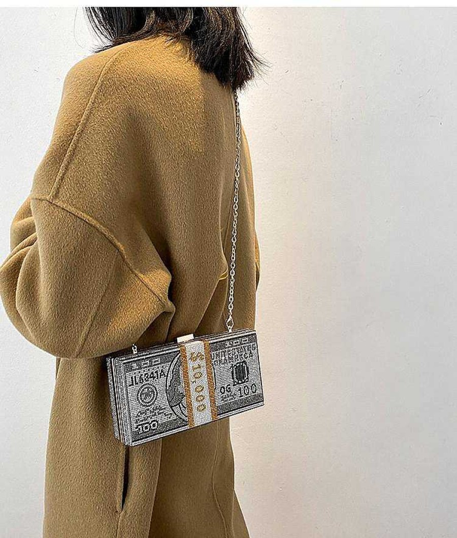 Women The Korean Fashion | Dollar Design Chain Bag As Image