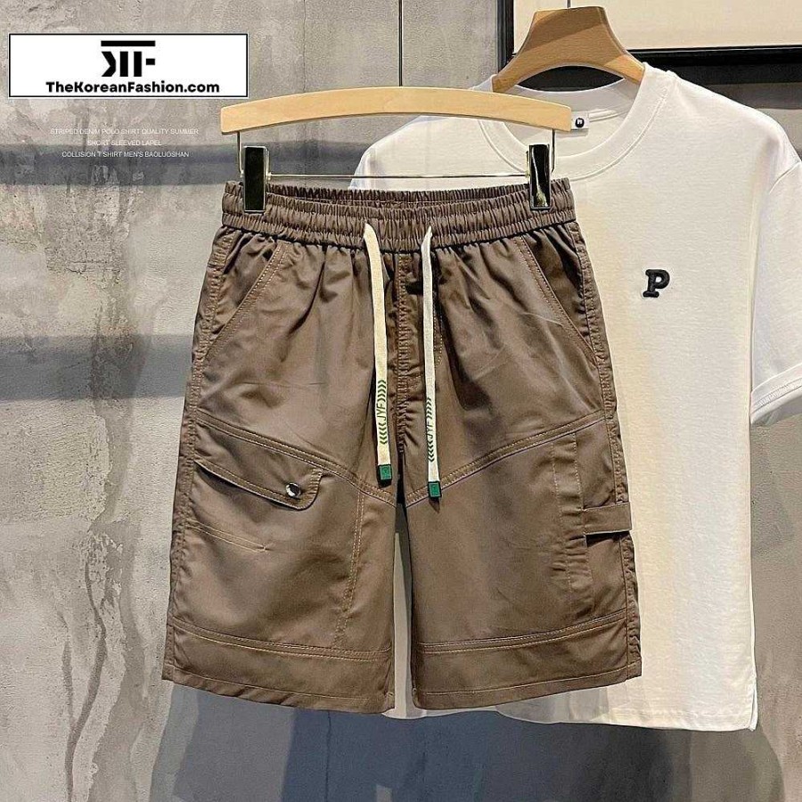 Clothing The Korean Fashion Shorts | Casual Cargo Shorts