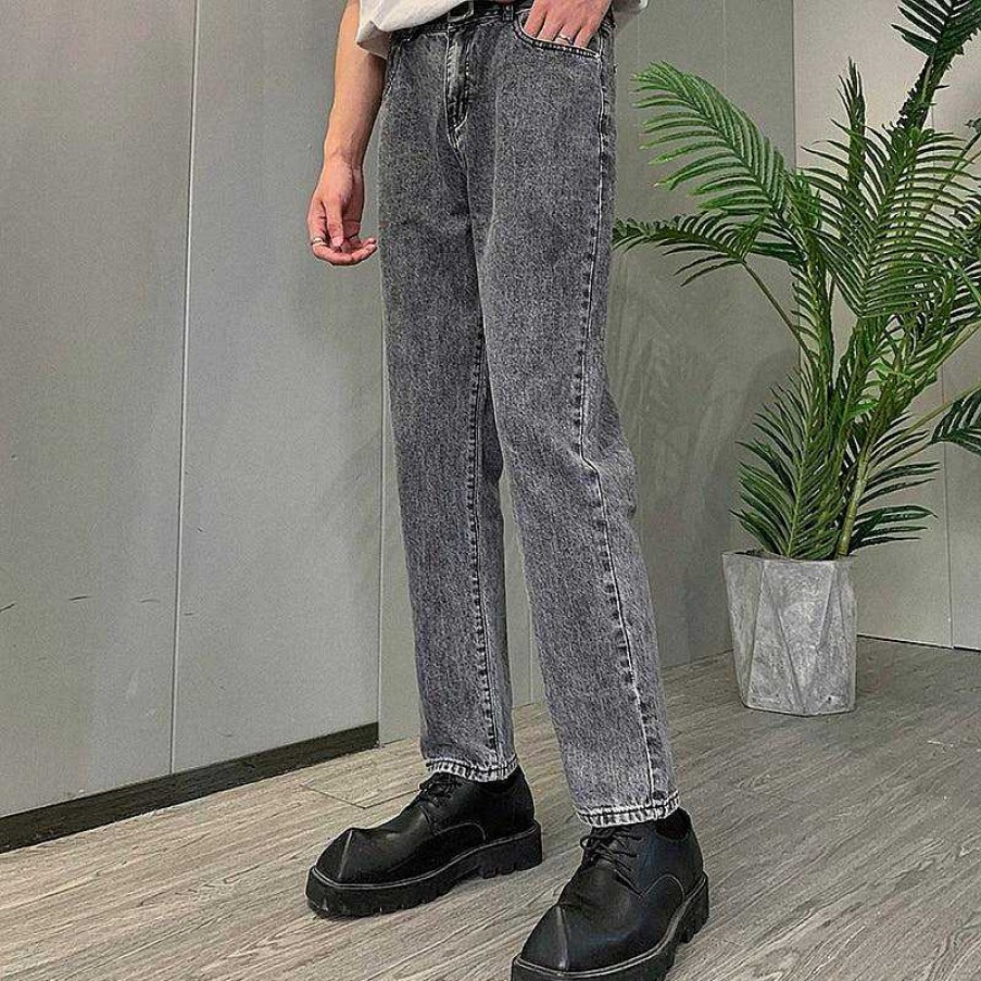 Clothing The Korean Fashion Jeans | Slim-Fit Blank Jeans