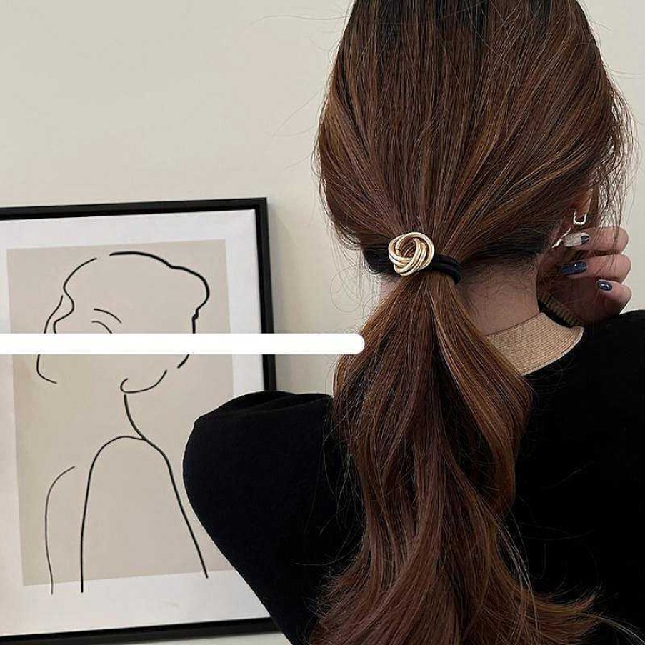 Women The Korean Fashion Hair Accessories | Metal Hair Band Rope As Image