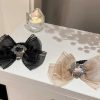 Women The Korean Fashion Hair Accessories | Lace Bow Hair Tie