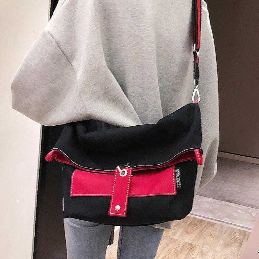 Women The Korean Fashion | Large Capacity Tote Crossbody Bag