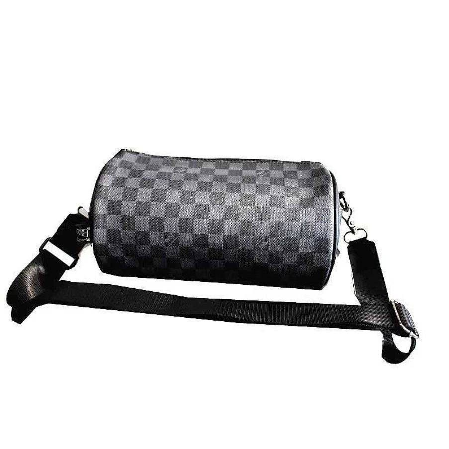 Accs & Bags & Shoes The Korean Fashion | Checkered Crossbody Bag Black