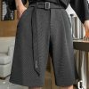 Clothing The Korean Fashion Shorts | Belted Pleated Shorts