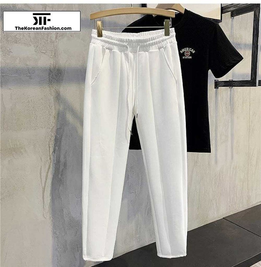 Casual Style Clothes The Korean Fashion | Elastic Cotton Sweatpants