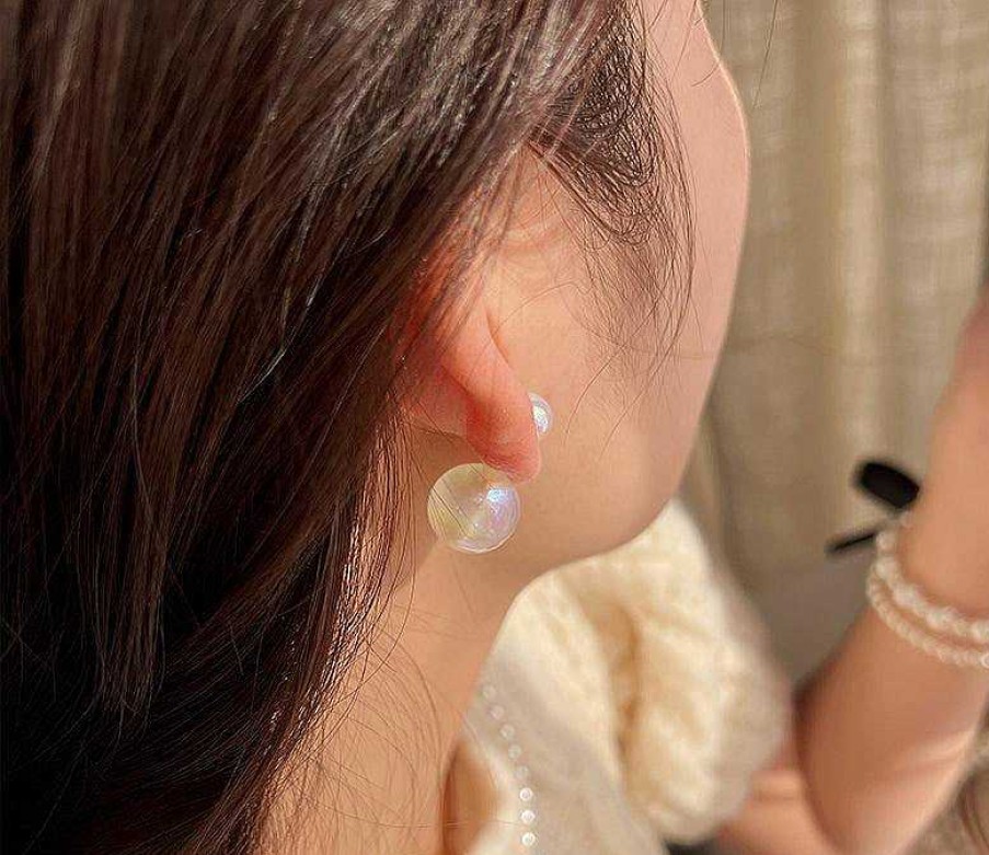 Women The Korean Fashion Earrings | Pearl Earrings Personal Fish Ji Pearl Earrings