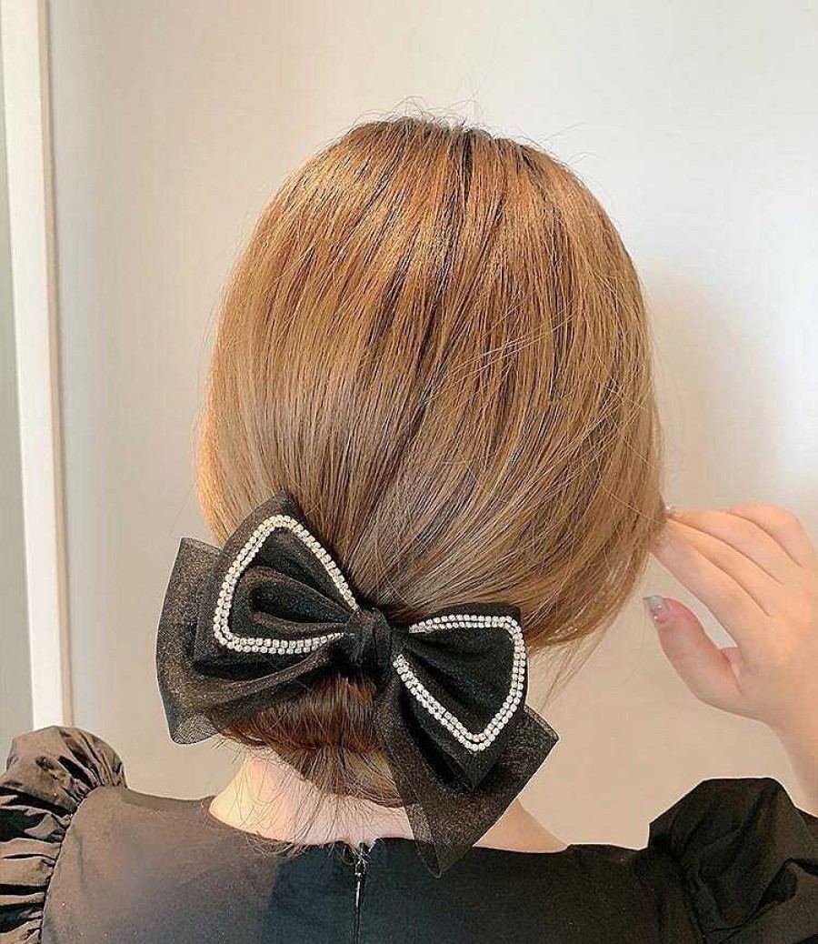 Women The Korean Fashion Hair Accessories | Bow Hairpin