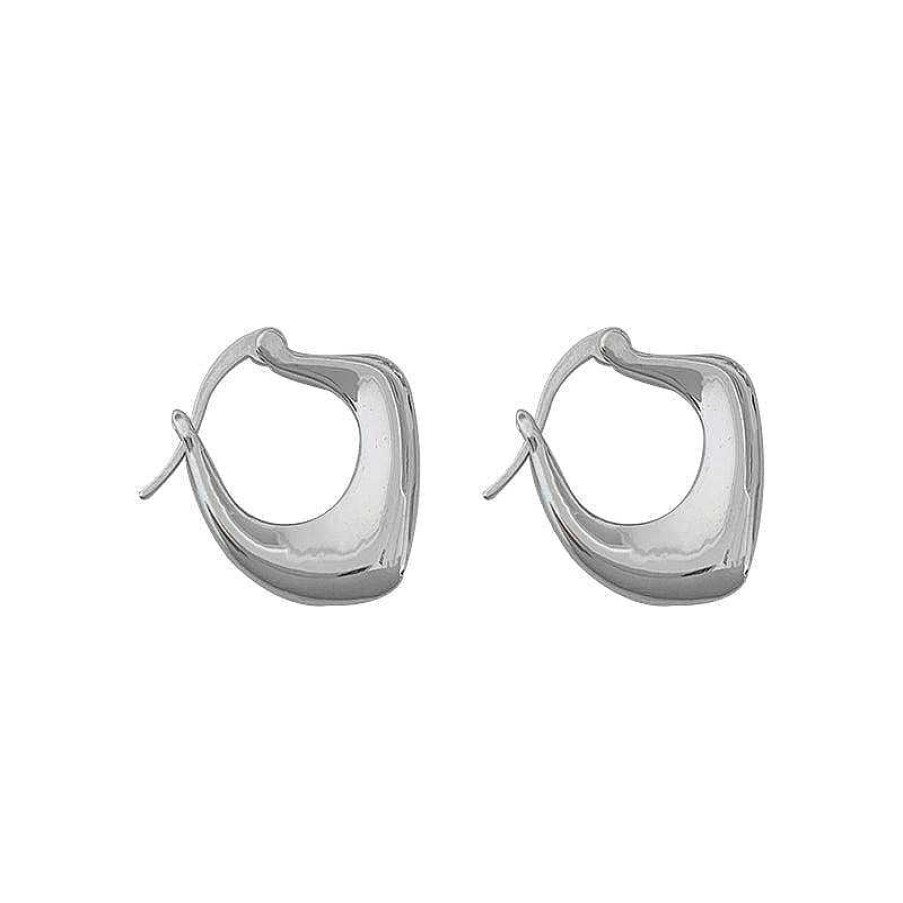 Women The Korean Fashion Earrings | Geometric Metal Earrings