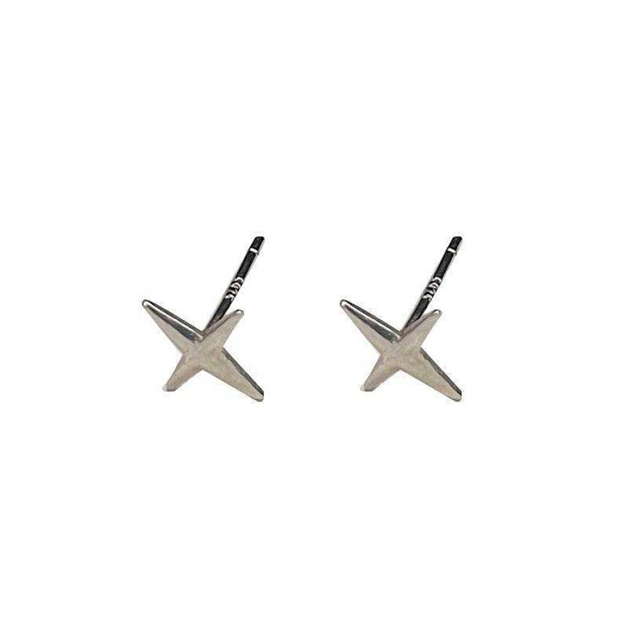 Accs & Bags & Shoes The Korean Fashion | Four-Pointed Star Stud Earrings A Pair