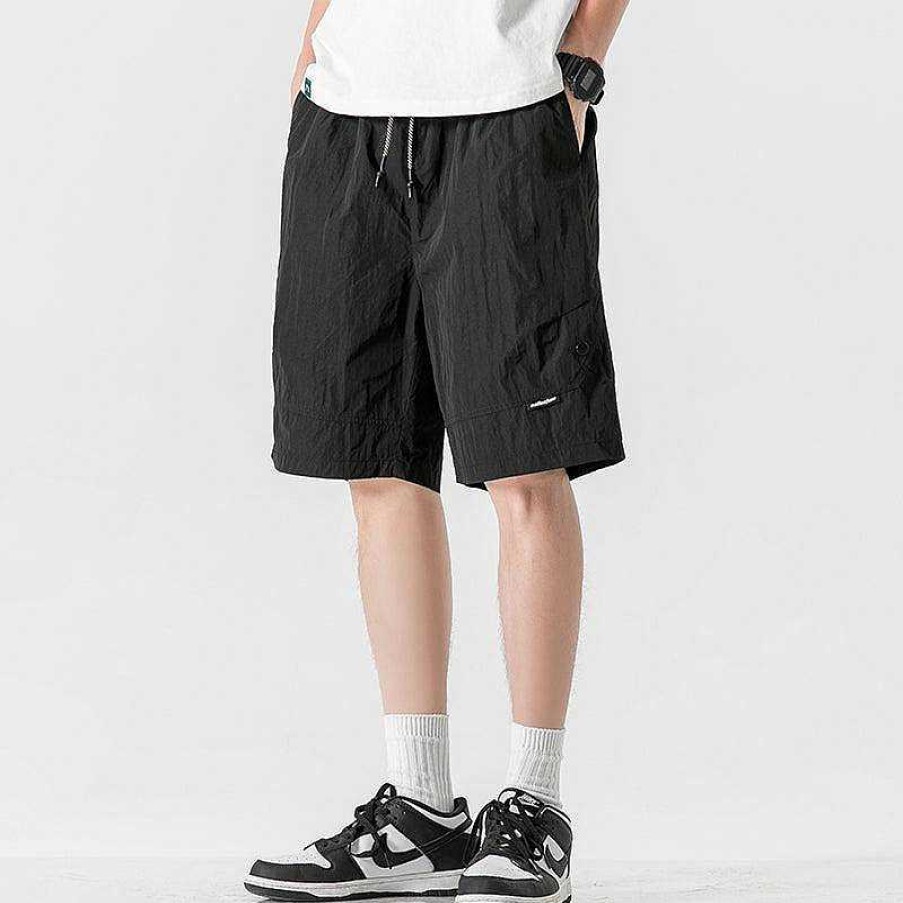 Clothing The Korean Fashion Shorts | Drawstring Track Shorts