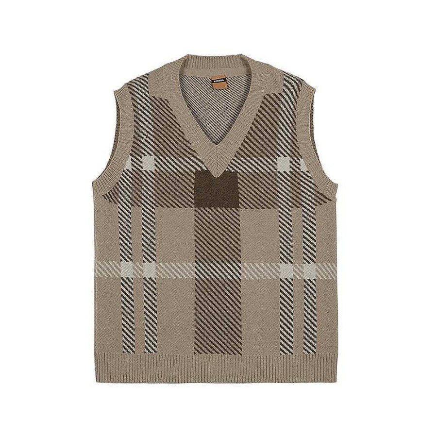 Clothing The Korean Fashion | V-Neck Knitted Vest