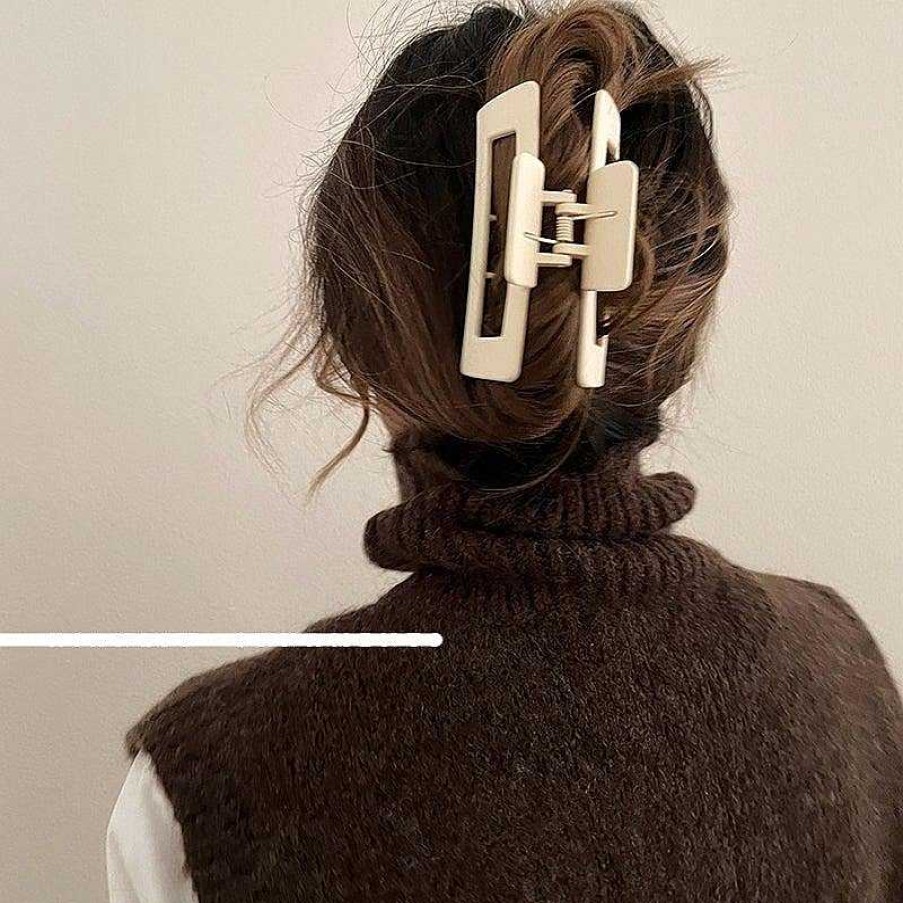 Women The Korean Fashion Hair Accessories | Rectangular Claw Clip