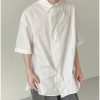 Clothing The Korean Fashion | Short-Sleeved Color Casual Shirt