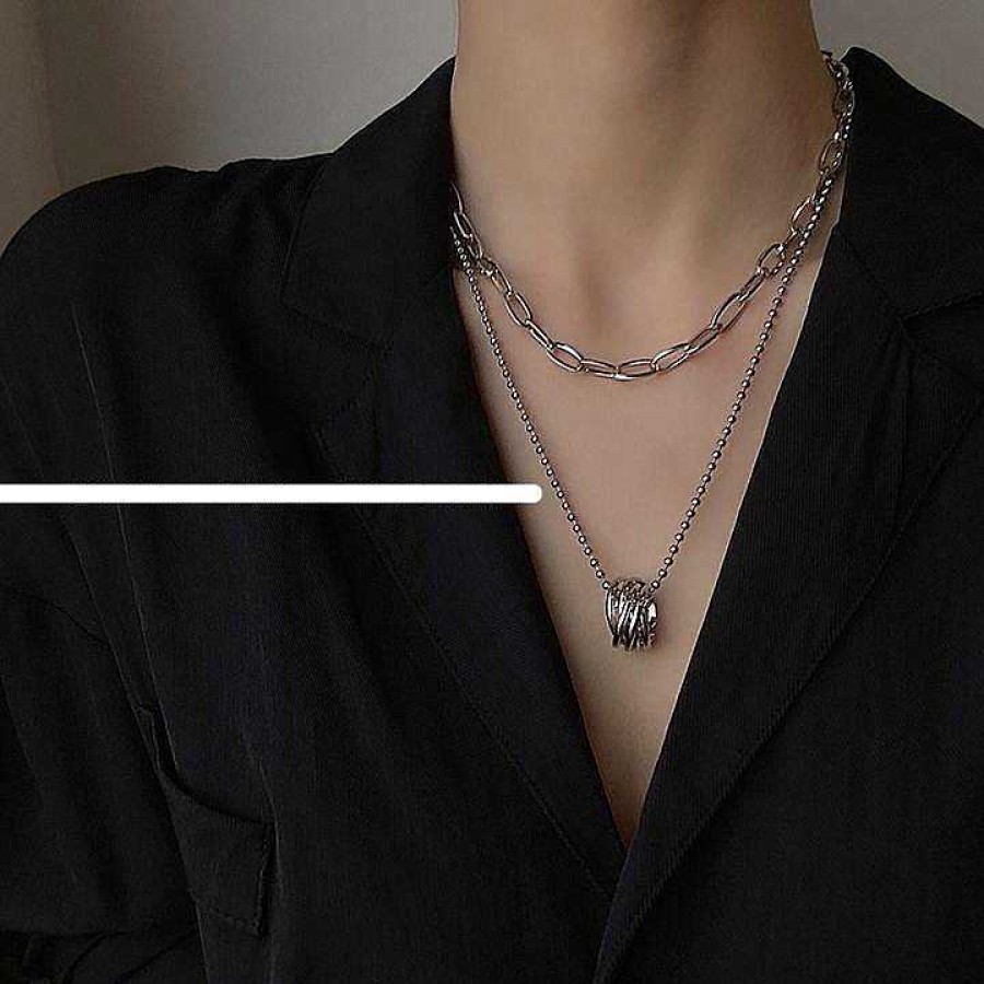 Women The Korean Fashion Necklaces | Double-Layered Necklace Picture