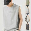 Clothing The Korean Fashion | Cotton Loose Fit Tank Top