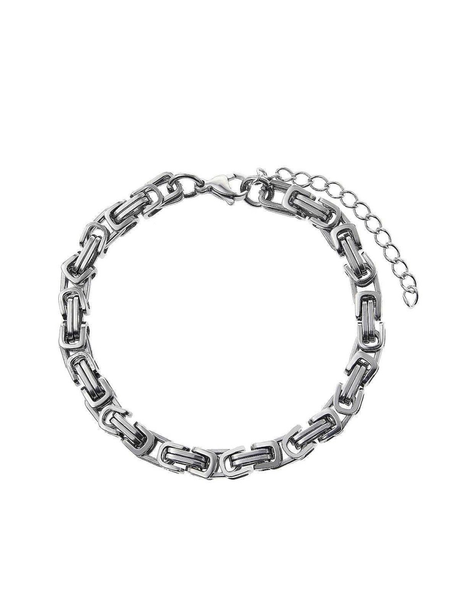 Accs & Bags & Shoes The Korean Fashion | Cuban Link Bracelet Silver