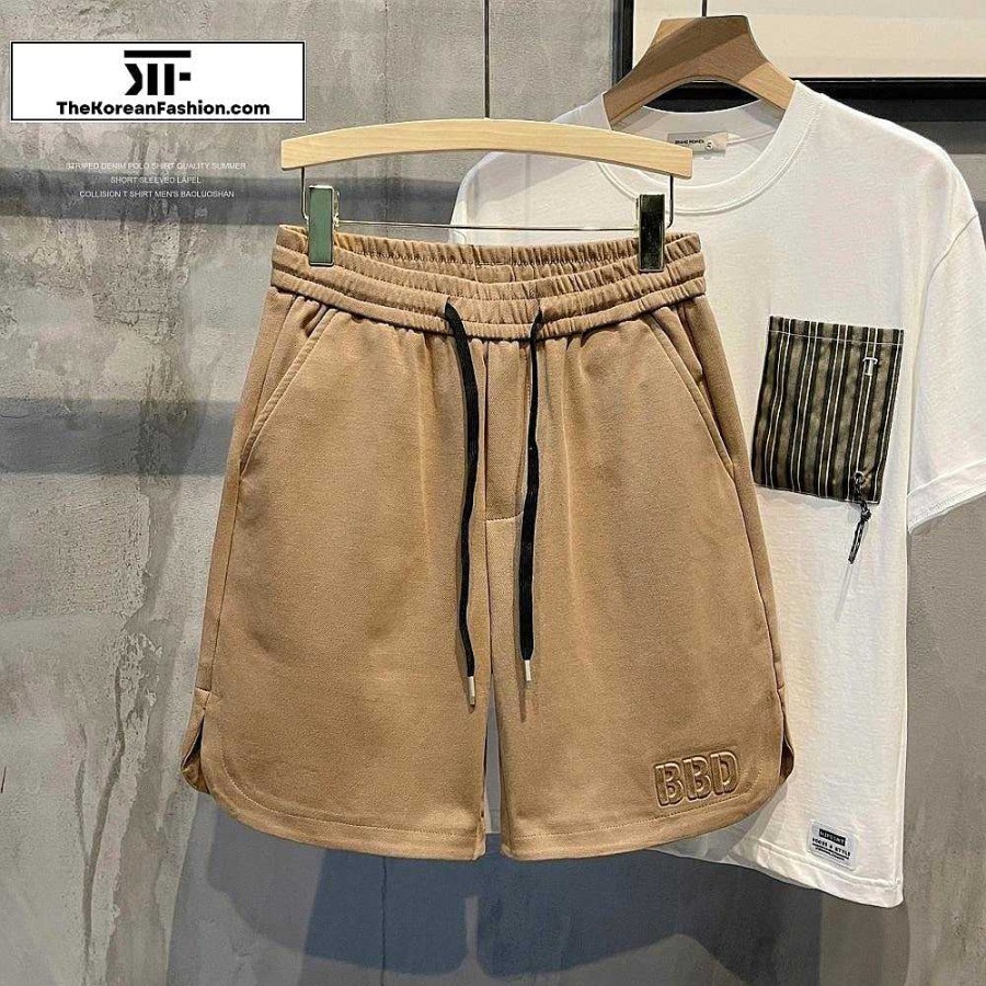 Clothing The Korean Fashion Shorts | Bbd Logo Color Shorts