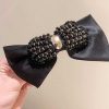 Women The Korean Fashion Hair Accessories | Bow Hairpin Black