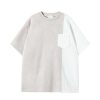 Clothing The Korean Fashion | Suede T-Shirt With Pocket