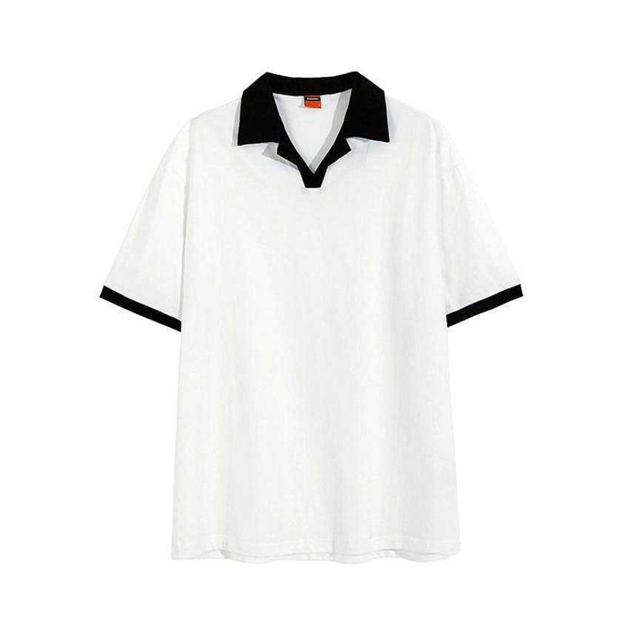 Clothing The Korean Fashion | Short-Sleeved Polo Shirt