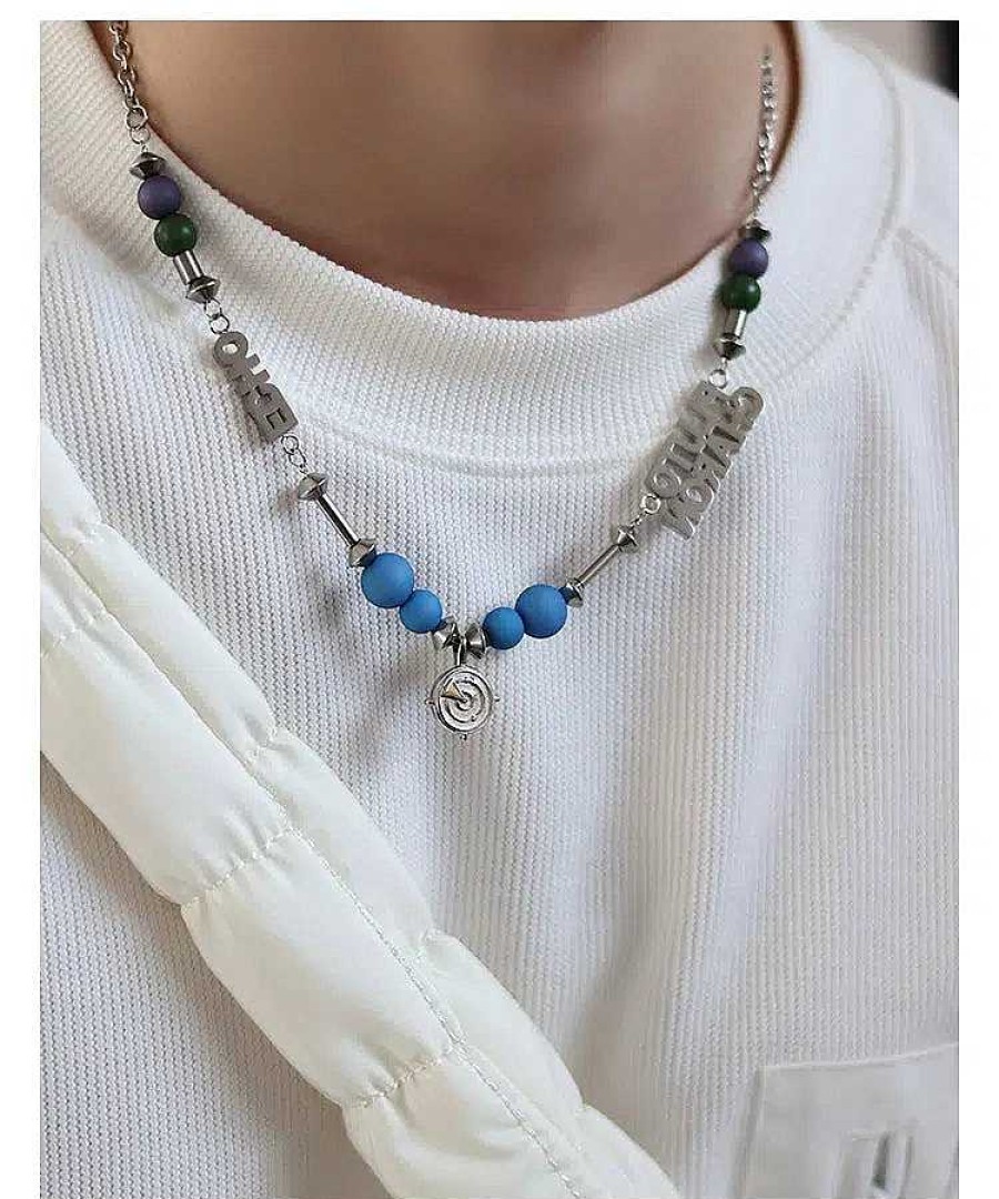 Accs & Bags & Shoes The Korean Fashion | Beads Necklace Blue