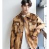 Clothing The Korean Fashion | Gradient Mosaic Check Jacket