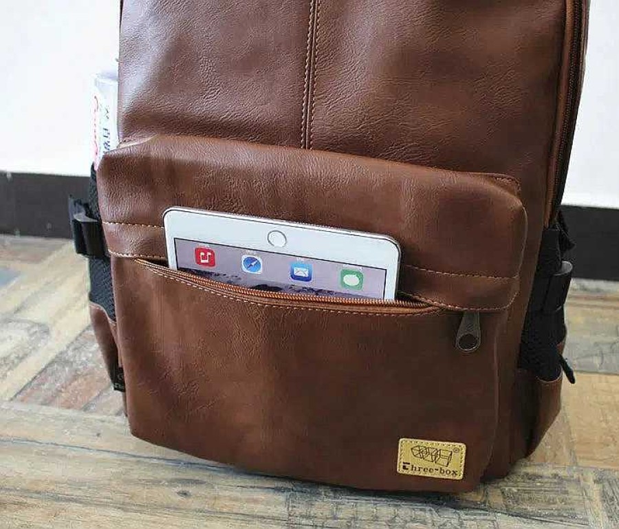 Accs & Bags & Shoes The Korean Fashion | Casual Leather Backpack Bag