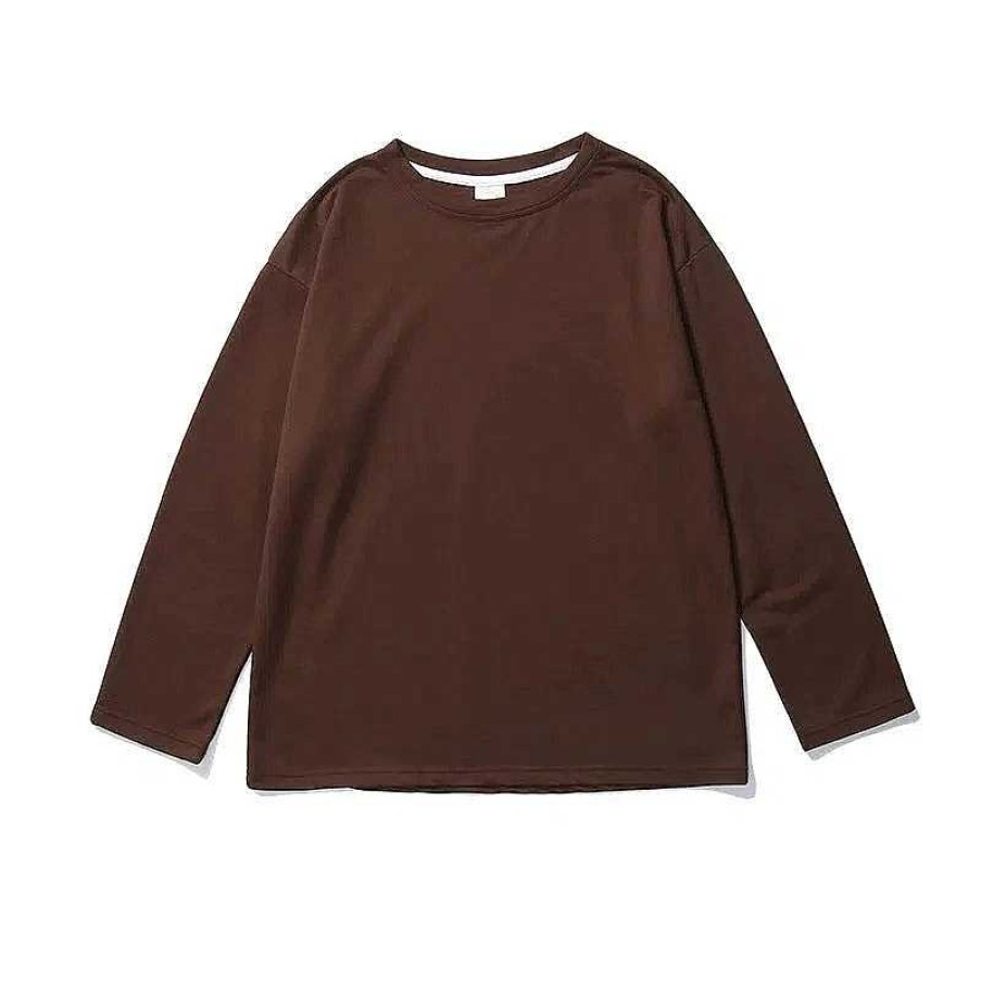 Clothing The Korean Fashion | Long Sleeve Basic Bottoming Shirt