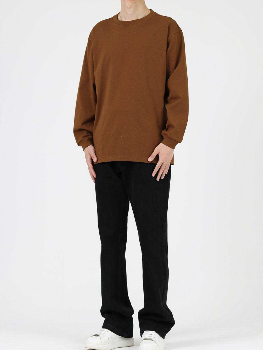 Clothing The Korean Fashion | Basic Cotton Long Sleeve T-Shirt