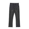 Clothing The Korean Fashion Jeans | Micro-Flared Washed Gray Denim Jeans Washed Black And Gray