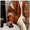 Clothing The Korean Fashion | Oversize Knit Cardigan Orange