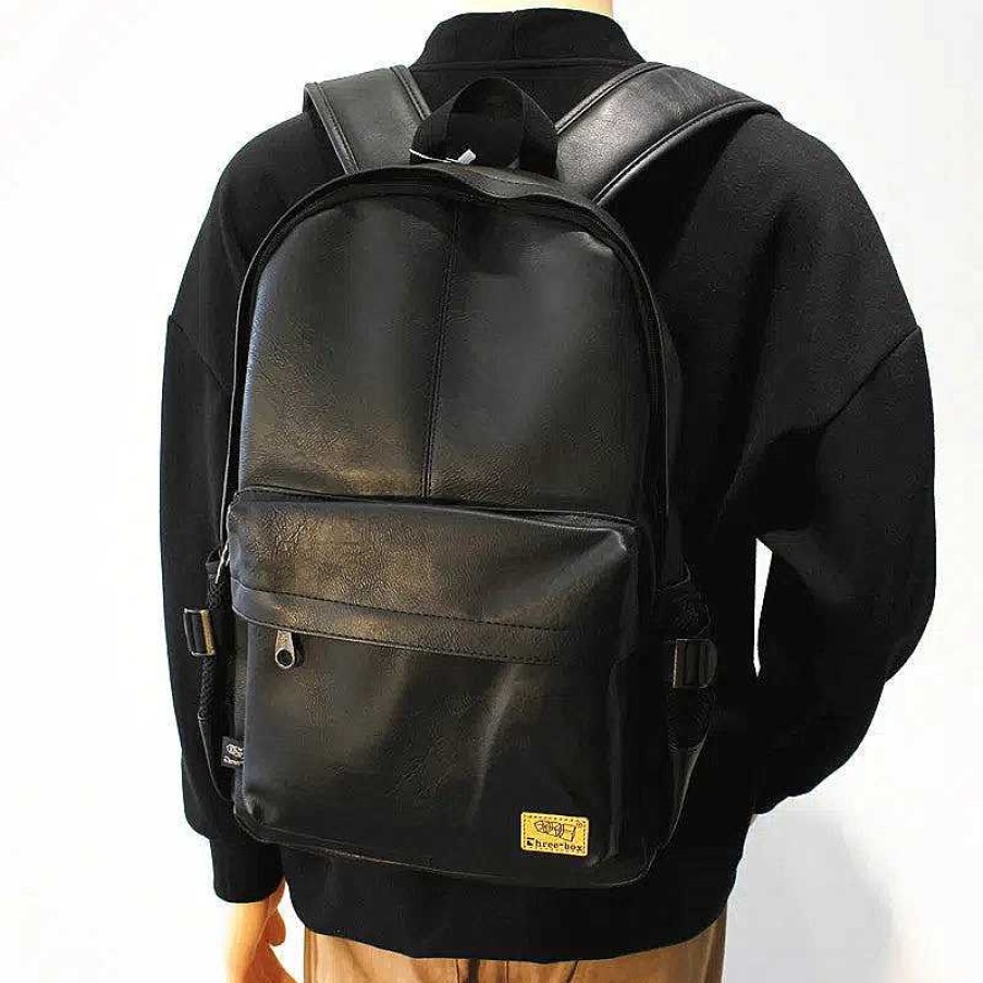 Accs & Bags & Shoes The Korean Fashion | Casual Leather Backpack Bag