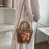 Women The Korean Fashion | Rattan Braided Shoulder Bag