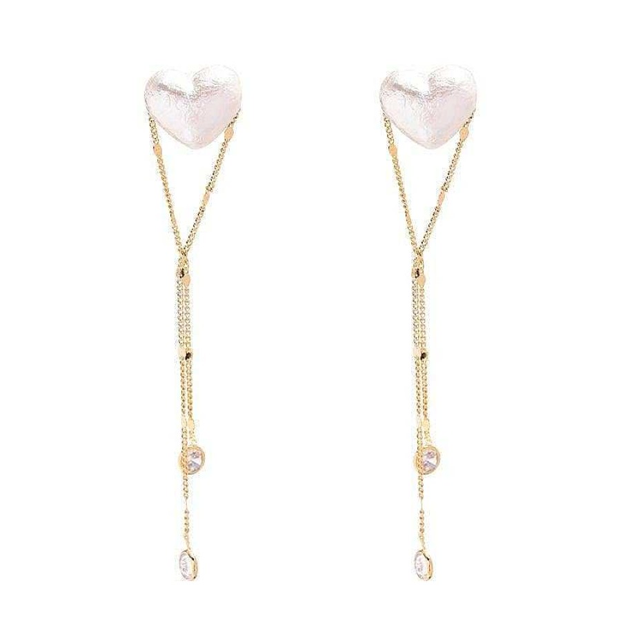 Women The Korean Fashion Earrings | Long Pearl Earrings