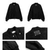 Clothing The Korean Fashion | Quilted Bomber Jacket Black