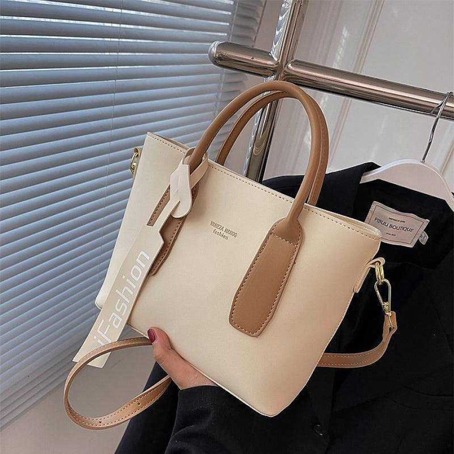 Women The Korean Fashion | Top Handle Satchel Bucket Bag